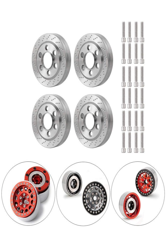 QUE-T 4pcs Heavy Duty Wheel Weights for 1/10 RC 1.9" Beadlock Rims Crawler - Image 1